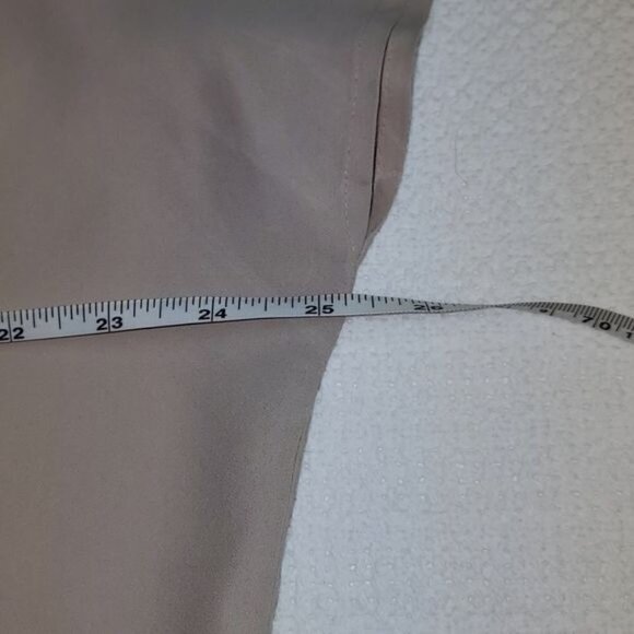 LOFT Embellished Taupe Sz. XL Sleeveless Blouse - Picture 6 of 9